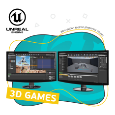 Unreal Engine 4. Игровой движок - КИБЕРшкола программирования для детей, компьютерные курсы для школьников, начинающих и подростков - KIBERone г. Томск