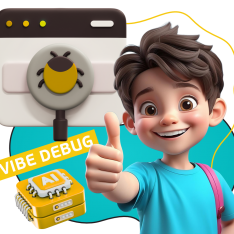 Тестирование & Vibe Debug. Охотники за багами - КИБЕРшкола программирования для детей, компьютерные курсы для школьников, начинающих и подростков - KIBERone г. Томск