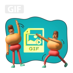 Gif-анимация - КИБЕРшкола программирования для детей, компьютерные курсы для школьников, начинающих и подростков - KIBERone г. Томск