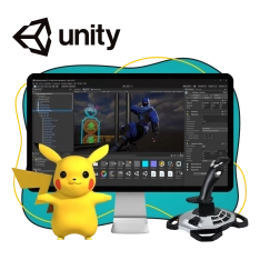 Мир игр на Unity 2D на популярном движке + AI-помощники - КИБЕРшкола программирования для детей, компьютерные курсы для школьников, начинающих и подростков - KIBERone г. Томск