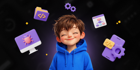 Идеальный сайт с нуля: код, дизайн и AI-помощник - КИБЕРшкола программирования для детей, компьютерные курсы для школьников, начинающих и подростков - KIBERone г. Томск